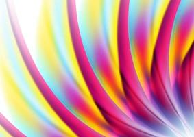 Colorful smooth wavy pattern abstract background vector