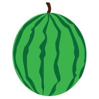 Isolated watermelon icon on a white background, Vector illustration.