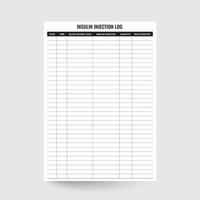 Insulin Injection Log,Glucose Log,Insulin Log,Insulin Tracker,Diabetes Log,Insulin Chart,Diabetes Test Log,Insulin Printable,Diabetic Journal,health planner log,Hypotension Log,Diabetic health log vector