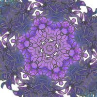 Violet abstract mosaic. Abstract background. Card backdrop, decoration, space for text. photo
