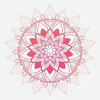 dorado y vistoso mandala Arte diseño modelo vector