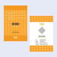 creativo plantillas negocio tarjeta. naranja negocio tarjetas profesional y elegante resumen tarjeta plantillas Perfecto para tu empresa y trabajo título. vector diseño plantillas. limpiar negocio tarjetas