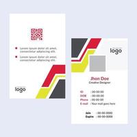 creativo plantillas negocio tarjeta. rojo negocio tarjetas profesional y elegante resumen tarjeta plantillas Perfecto para tu empresa y trabajo título. vector diseño plantillas. limpiar negocio tarjetas