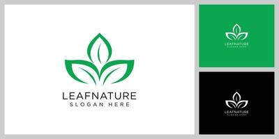 Tree leaf vector logo design