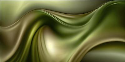 Abstract 3d Wavy Silk Like Render Wallpaper Backdrop, Generative AI photo