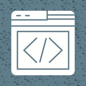 icono de vector de programación web