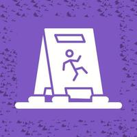 Wet Floor Vector Icon