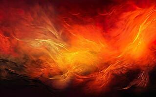 Fire abstract inferno red orange texture background, , AI photo