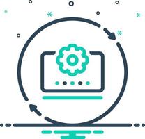 mix icon for configurations vector