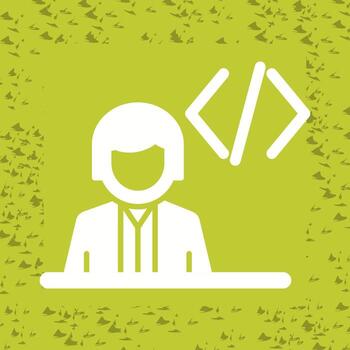 icono de vector de programador