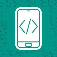 icono de vector de codificación