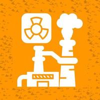 Nuclear Plant Vector Icon