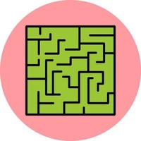 Maze Vector Icon