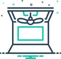mix icon for ceiling vector