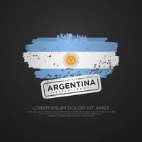 Argentina Revolution day greeting card template. vector