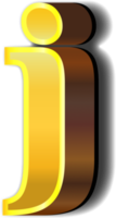 glänzend Gold Alphabet Briefe png