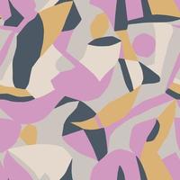 Vector abstract geometric shapes illustration seamless repeat pattern