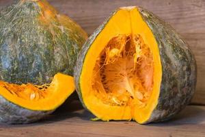 Argentine creole squash commonly called Tetsukabuto or Japanese squash photo