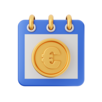 3d calendar event date day schedule icon illustration png