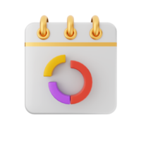 3d calendar icon illustration png