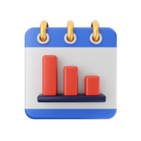 3d calendar icon illustration png