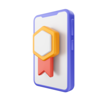 icono de teléfono inteligente 3d png