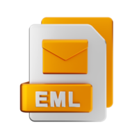3d eml file icon illustration png