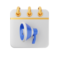 3d calendar icon illustration png