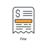Fine Vector Fill outline Icons. Simple stock illustration stock