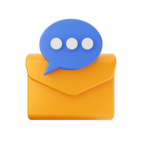 3d posta e-mail Messaggio Busta png