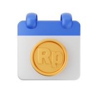 3d calendar date day schedule event icon illustration png