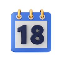 3d calendar event date day schedule icon illustration png