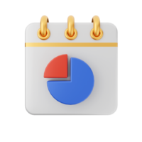 3d calendar icon illustration png