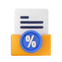 3d folder file data icon illustration png