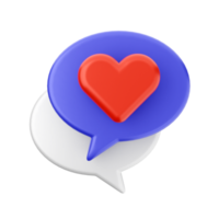 3d chat chatting icon png