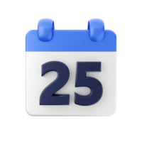 3d kalender datum dag schema händelse ikon illustration png