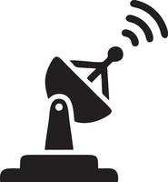 Signal communication information connection wireless icon symbol vector image, illustration of the network wifi in black image. EPS 10