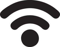 Signal communication information connection wireless icon symbol vector image, illustration of the network wifi in black image. EPS 10