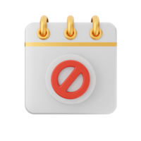 3d calendar icon illustration png