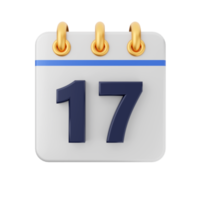 3d calendario icono ilustración png