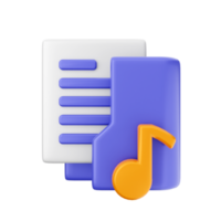 3d folder icon illustration png