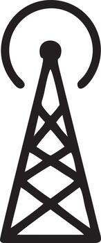 Signal communication information connection wireless icon symbol vector image, illustration of the network wifi in black image. EPS 10