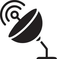 Signal communication information connection wireless icon symbol vector image, illustration of the network wifi in black image. EPS 10