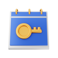 3d calendar event date day schedule icon illustration png