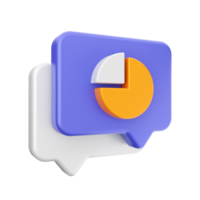 icona della chat 3D png
