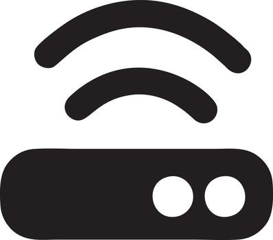 Signal communication information connection wireless icon symbol vector image, illustration of the network wifi in black image. EPS 10