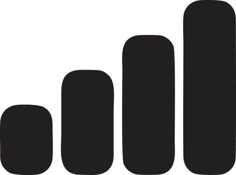 Signal communication information connection wireless icon symbol vector image, illustration of the network wifi in black image. EPS 10