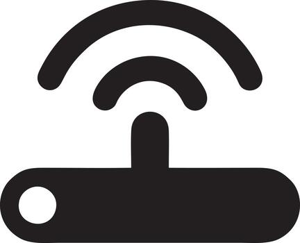 Signal communication information connection wireless icon symbol vector image, illustration of the network wifi in black image. EPS 10
