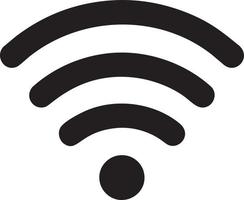 Signal communication information connection wireless icon symbol vector image, illustration of the network wifi in black image. EPS 10