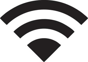 Signal communication information connection wireless icon symbol vector image, illustration of the network wifi in black image. EPS 10